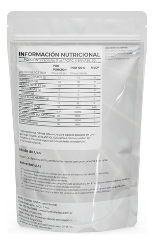 Regenerá Tus Articulaciones Con Artrofix Forte | 60 Cáps Cc Sin Sabor