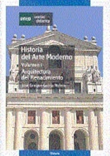 Libro Historia Del Arte Moderno Arq Del Ren I De Garcia Mele
