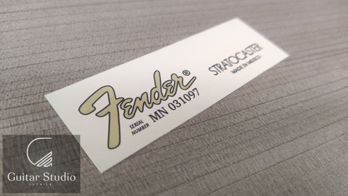 Decal Waterslide Fender Stratocaster ´84-´95