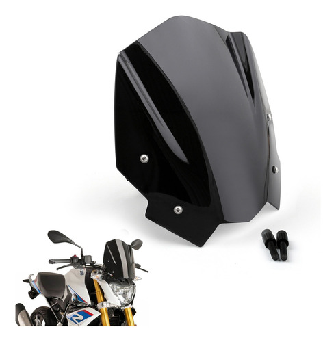 Parabrisas De Plástico Abs Para Bmw G310r 2017-2018, Negro