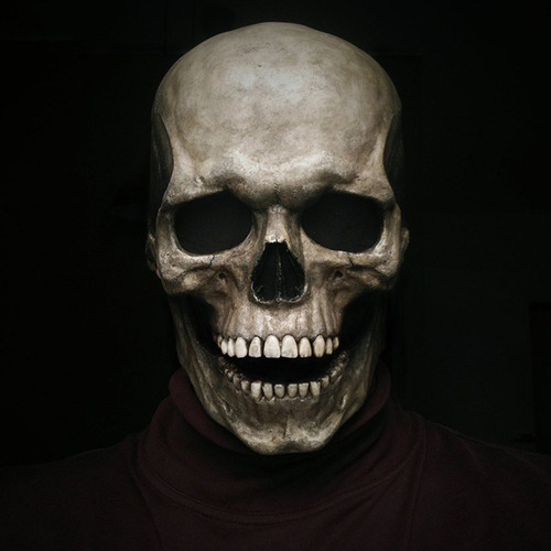 Máscara De Látex Con Forma De Calavera Con Forma De Calavera