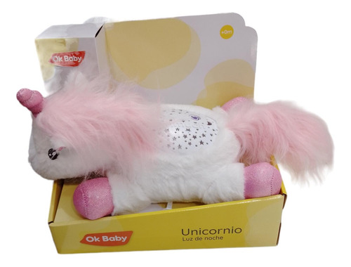 Unicornio Luz De Noche Peluche Ok Baby Nryj