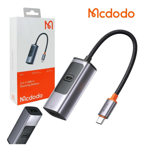 Hub Usb C Mcdodo Adaptador Multipuerto Hdmi 8k Pd 100w 5gbps