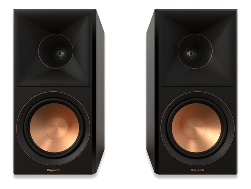 Par de estuches de estantería Klipsch RP-600m Serie 2, color negro