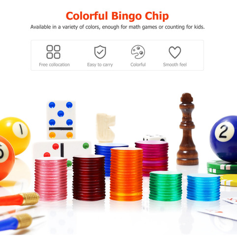 Marcadores De Bingo, Fichas De Bingo Magnéticas, 300 Unidade