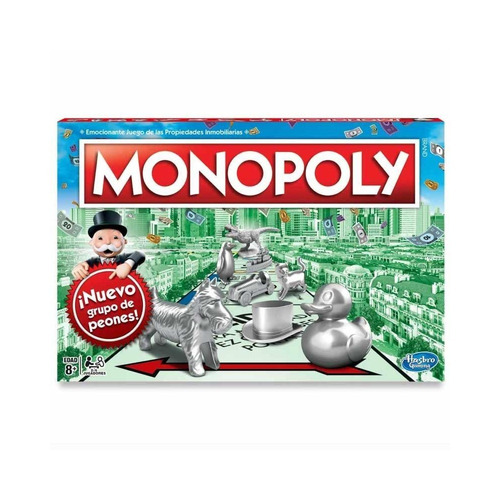 Imagen 2 de 8 de Juego Monopoly Nuevos Tokens Hasbro Niños Y Adultos Nuevo