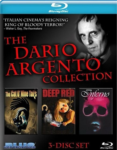 Blu-ray The Dario Argento Collection / Incluye 3 Films