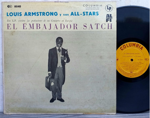 Louis Armstrong - El Embajador Satch - Lp Año 1959 - Jazz