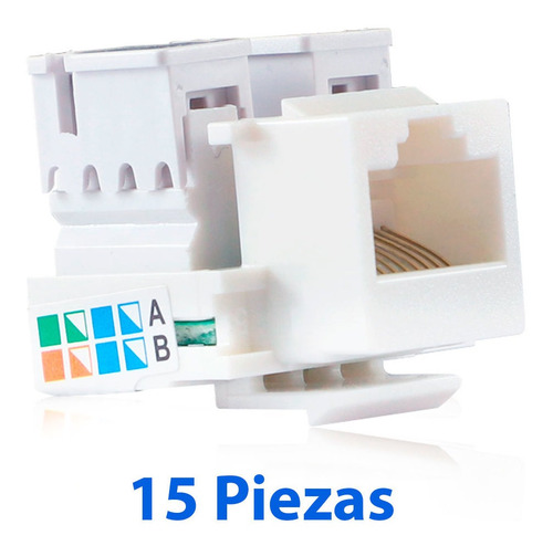 Kit 15 Conectores Rj45 Cat6 Blanco Ens-jc5wh Enson