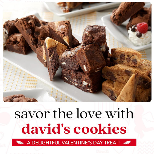 David's Cookies Surtido De Brownies Y Pastel De Migas En Lat