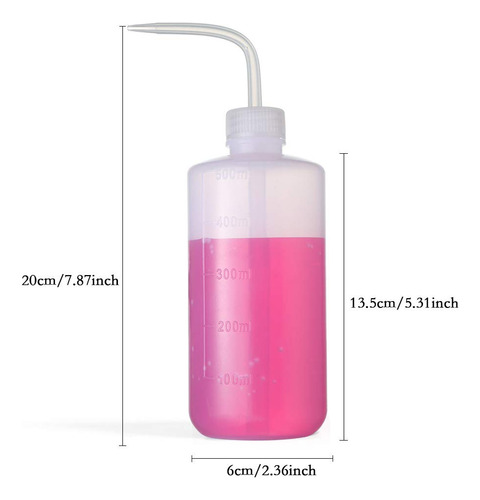 Botella De Riego Para Jardín Regadera De Plástico 500 Ml