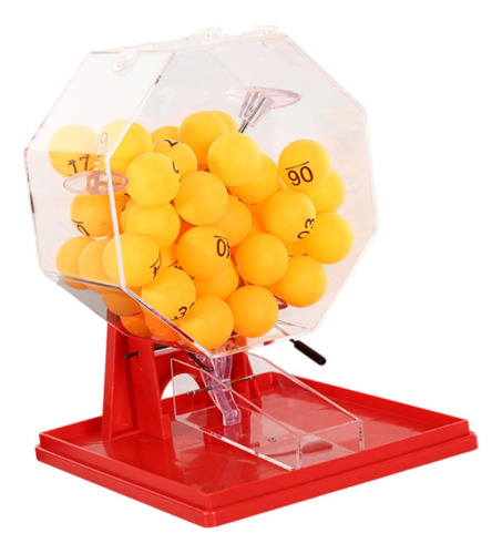 Lotto Ball Machine Lottery Machine Bolas Rojas Y Amarillas