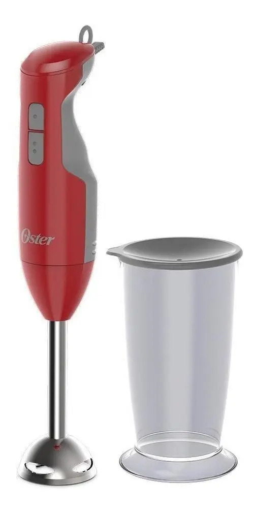 Batidora de inmersión Oster Versátil FPSTHB2610R FPSTHB2610R-017 roja y gris 60Hz 250W