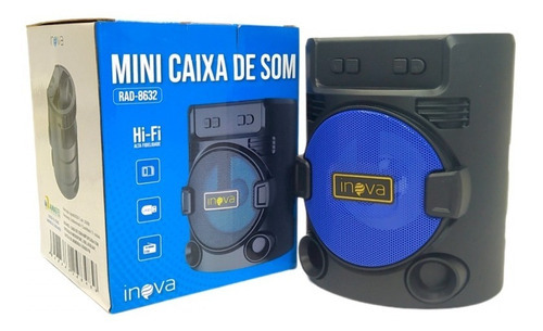 Mini Caixa De Som Caixinha Amplificadora Bluetooth Inova Cor Preto