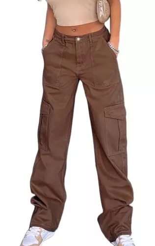 Pantalones De Mujer Cargo Pants Harén Casual De Moda Dama