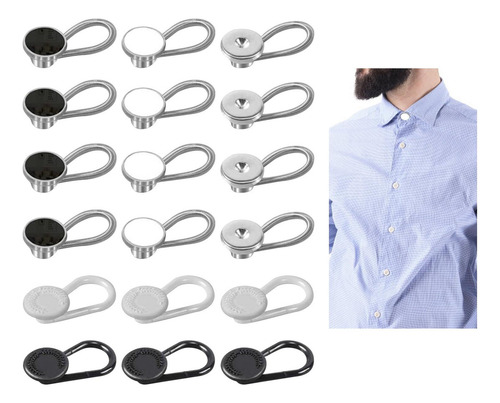 Extensores De Cuello Elástico De 18 Piezas, Cinturón De