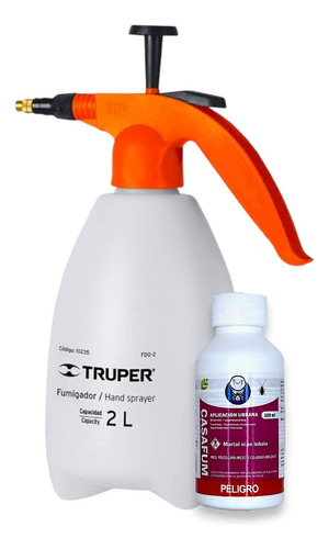 Casafum Insecticida 100 Ml + Fumigador Truper 2 Lts