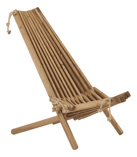 Silla Finlandesa Madera De Fresno Castaño Aceitado