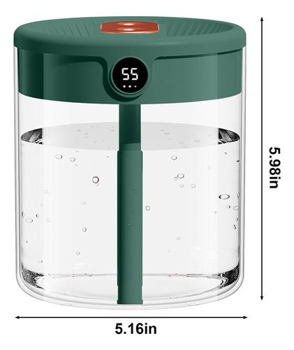 S Humidificador Usb D Con Pantalla De Humedad, Niebla Fría