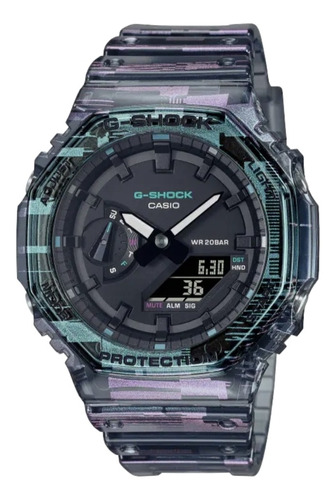 G Shock Oak Ga 2100nn 1a Original Carbono Semi Transparente 