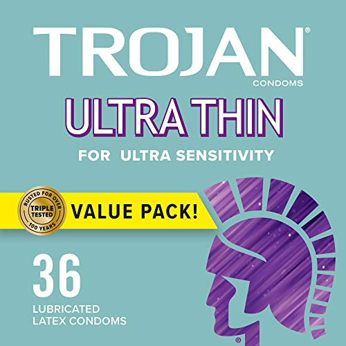 Condones Ultrafinos Trojan Para Ultrasensibilidad, 36 Unidad