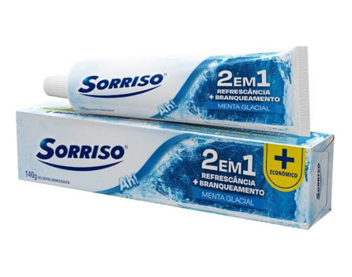 Gel Dental Sorriso Ah 2 Em 1 140g 6 Un