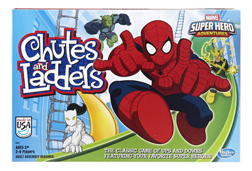 Juego De Mesa Hasbro Gaming Chutes And Ladders Marvel Spider