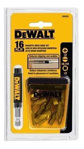 Jogo De Bits 16 Peças Dewalt Dw2053