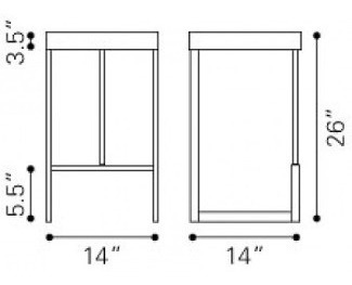 Imagen 5 de 8 de Banco Modelo Darwen - Negro Këssa Muebles.
