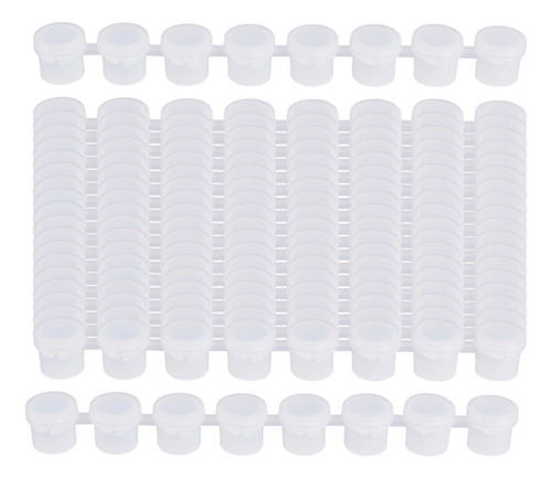 20x Mini Tiras De Botes De Pintura Vacías, Tiras 5ml 22,5cm