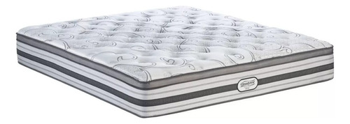 Colchón 2 plazas de resortes Simmons Beautyrest Worldclass Spa - 140cm x 190cm x 32cm