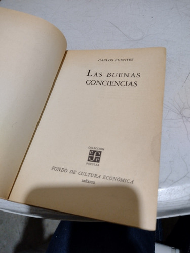 Carlos Fuentes Las Buenas Conciencias S1 (Usado)
