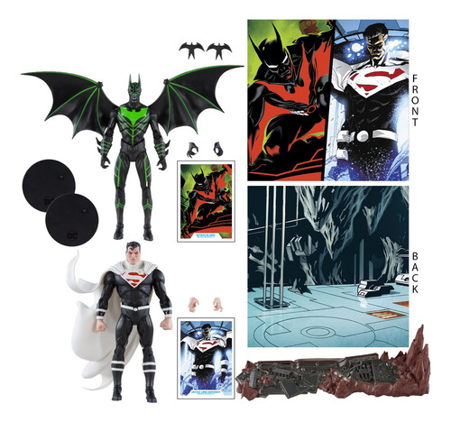 Figuras De Coleccion Dc Multiverse Batman Beyond Vs Superman