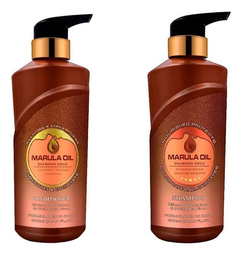 Shampoo + Acondicionador Marula Oil Moisture 500ml