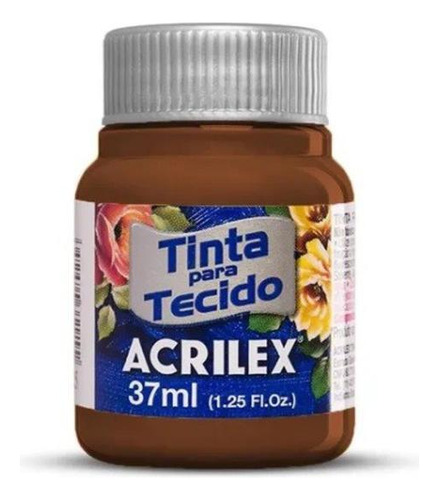 Tinta Tecido Fosca 37ml Marrom 531 Acrilex