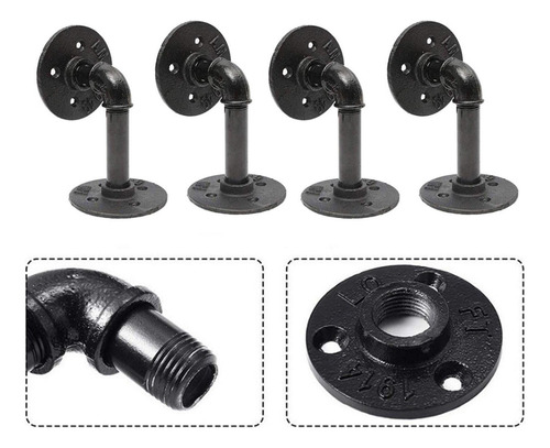 Soporte Compatible Con Maceta De Pared Vertical 4 Piezas -