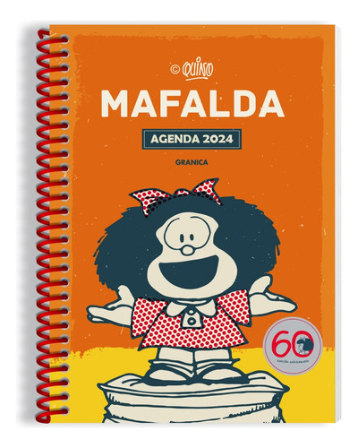 Mafalda 2024 Anillada Módulos Anaranjado