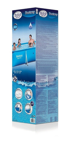 Imagen 5 de 5 de Alberca Rectangular Bestway 3300 Listros Sin Bomba