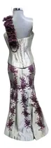 Comprar Vestido Cocktail Plata Corsé Gala Juan Lona La Segunda Bazar