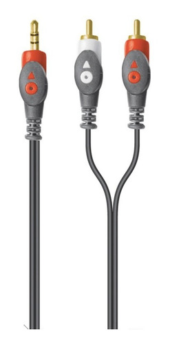 Paq. 20 Pzas Cable Auxiliar 2 Rca A 1 Plug 3.5 Mitzu 11-1401