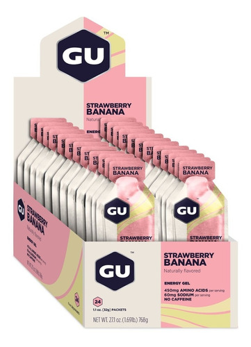 Caja X24  Suplemento En Gel Gu Energy Gel Todos Los Sabores