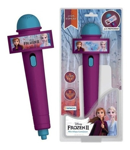 Juguete Infantil Microfono Luminoso Frozen