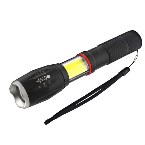 Linterna Led T6 10w Cob 3w 1300 Lumen 400 Metros Zoom