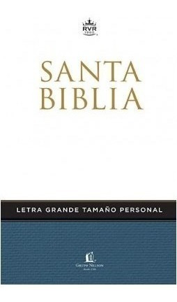 Biblia Letra Grande Tamaño Personal - Tapa Dura - Rv 1960