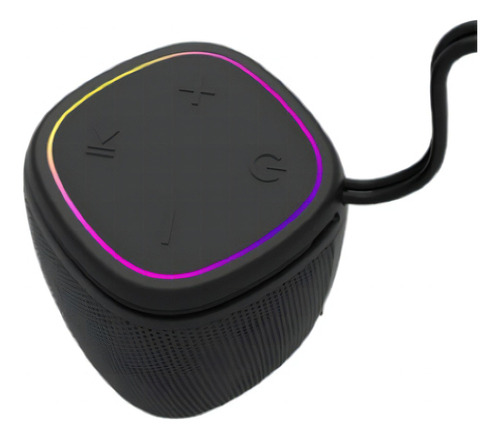 Parlante Bluetooth Portátil Mow R2 Color Negro