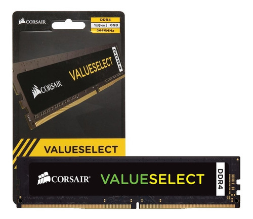 Memoria Dimm Corsair Value Select 8gb (1x8) Ddr4 2666mz 