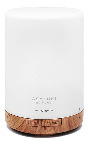 Difusor De Aceites Esenciales Asakuki De 300 Ml, Silencioso