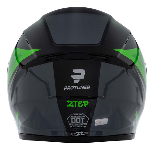 Casco Protuner 500gt Ztep Ngr Vrd