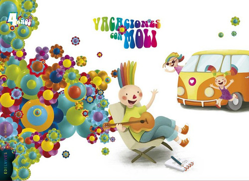 Vacaciones Con Moli (infantil 4 Años) (libro Original)