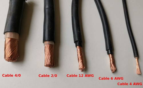 Cable Superflex 4/0 Awg Negro | Cuotas sin interés